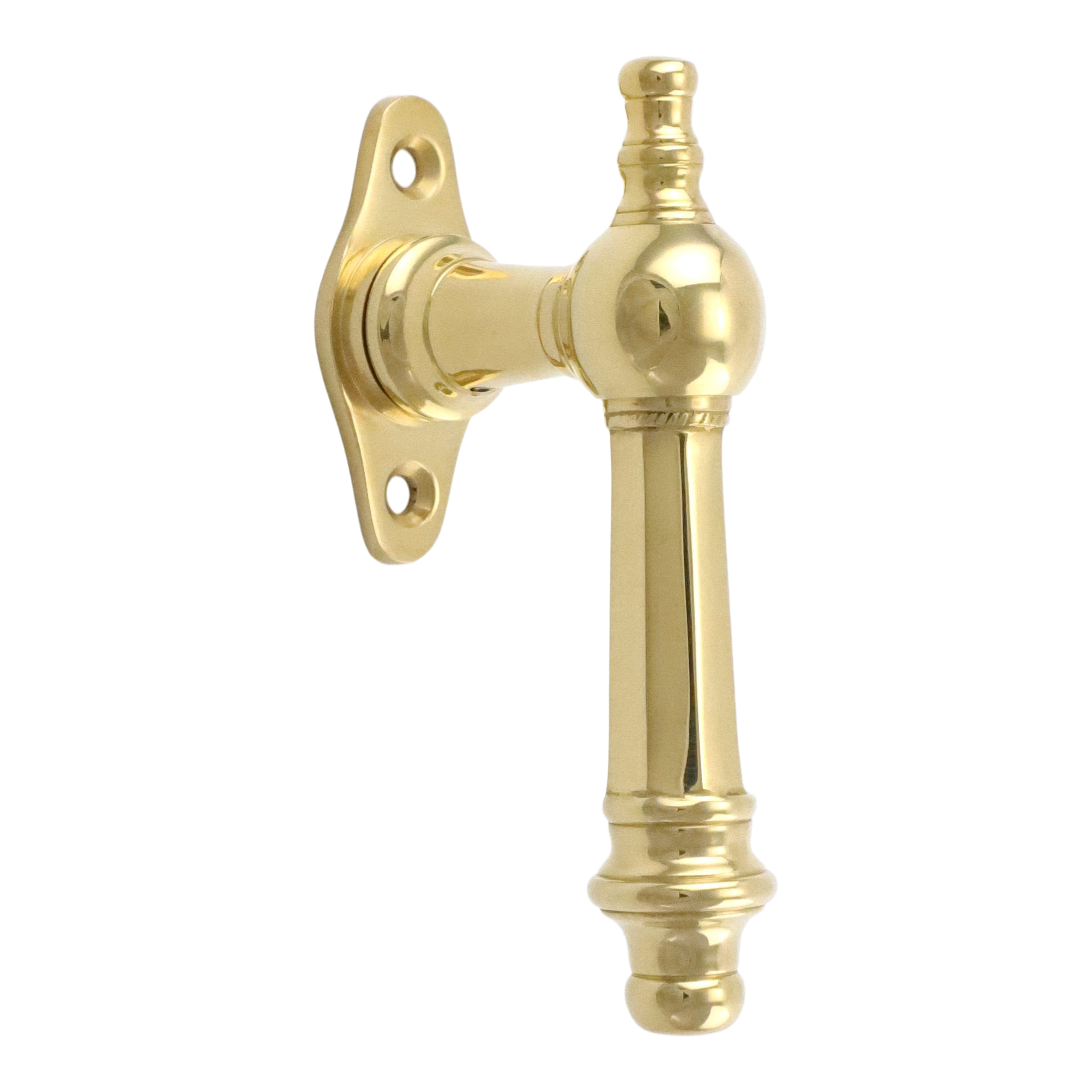 420.0141.35 Fenstergriff Gründerzeit-Stil Messing poliert 420.0141.35 Fenstergriff Gründerzeit-Stil Messing poliert