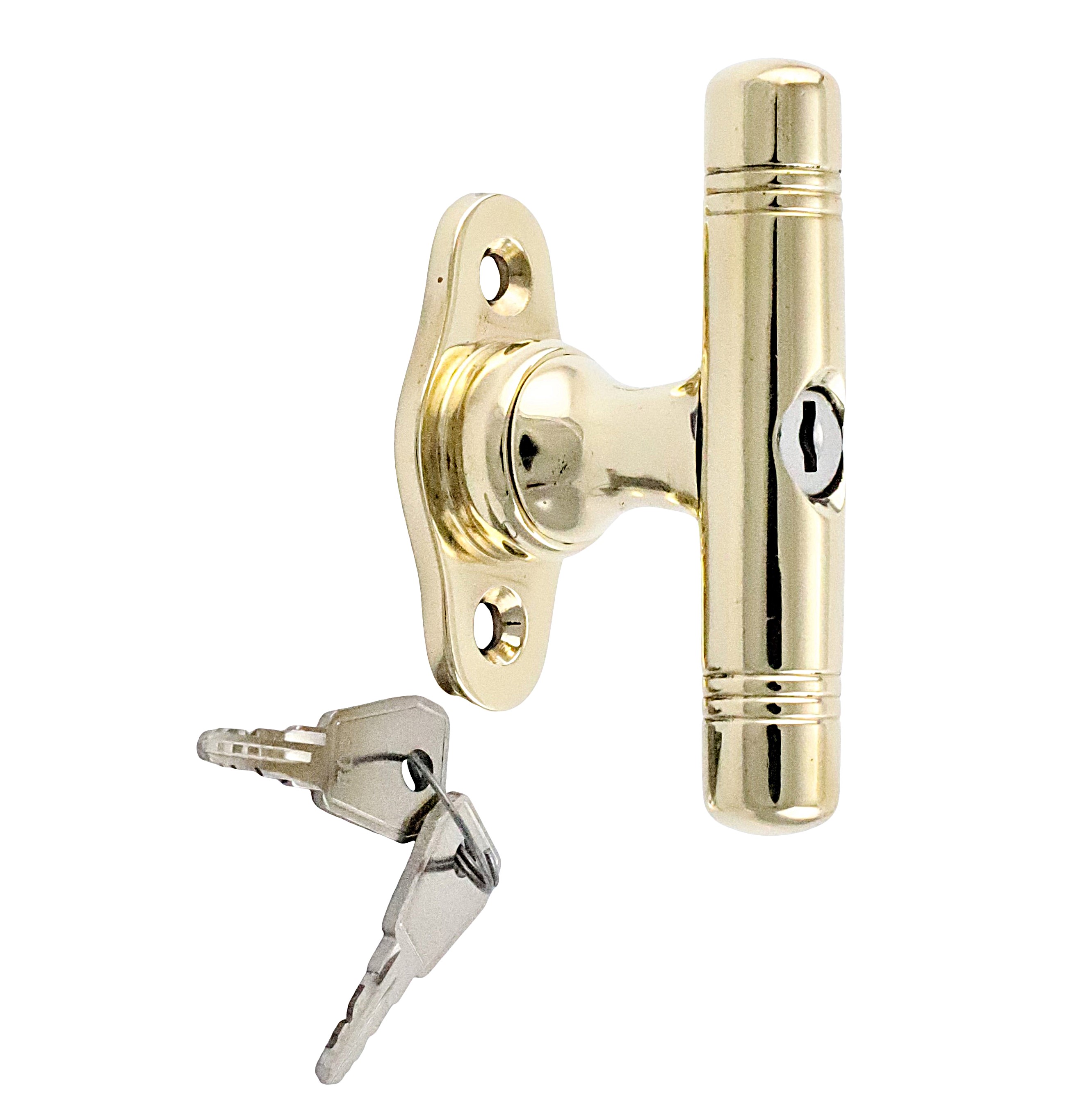 410.0076.35  JCB Fensterolive abschließbar im Jugendstil - antike Fensterbeschläge, Fenstergriffe